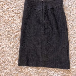 Black wool Aline skirt size 6 Banana Republic